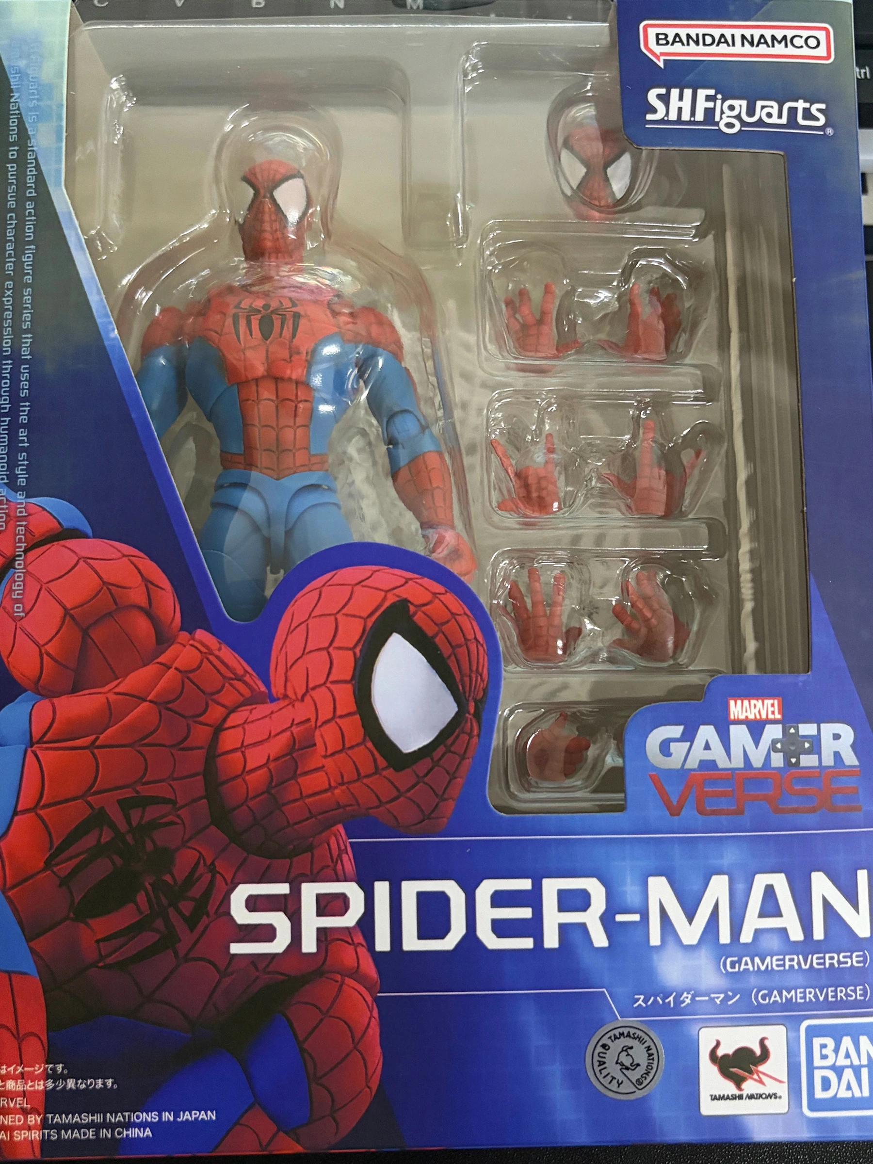 In Stock KO SHF Figuarsts Spider Man Gamerverse Action Figures Collectible Action Figure Anime Action Figures Toys photo 3