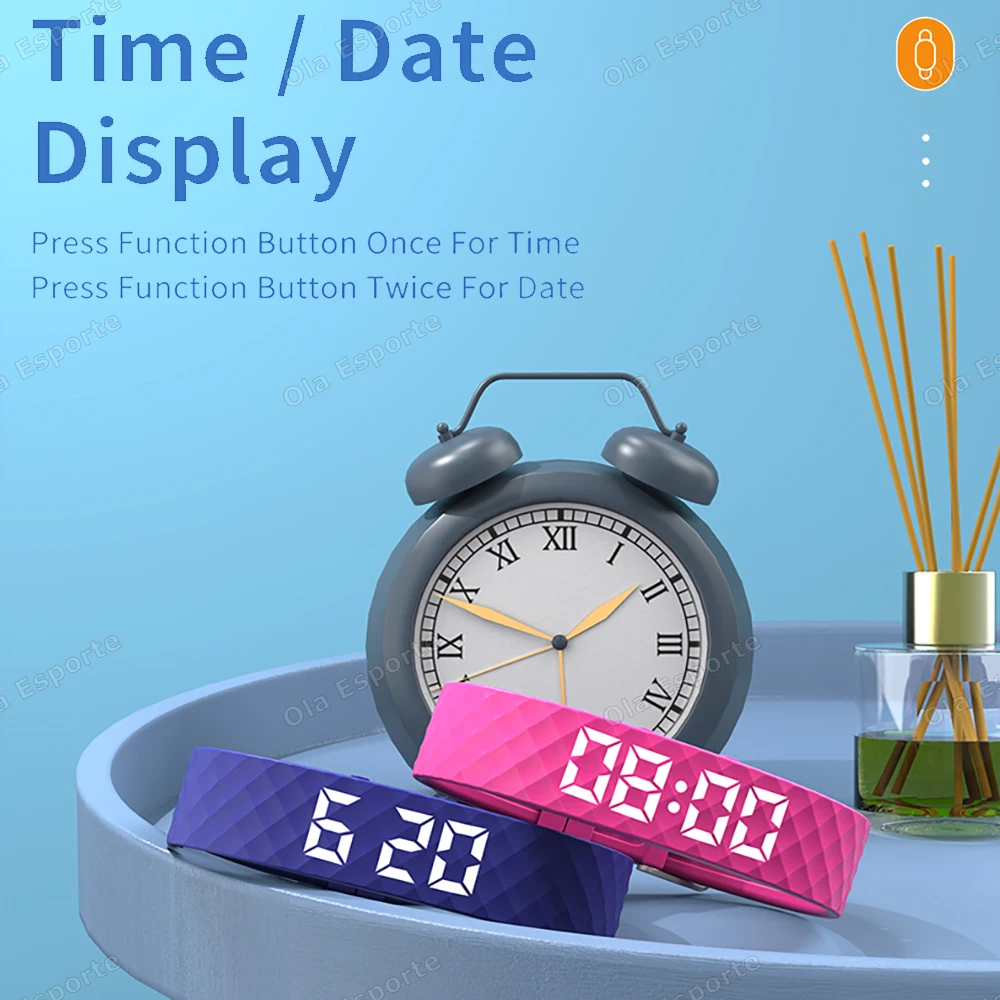 Smart Bracelet LED Digital Waterproof Smart Clock Smartband With Run Pedometer Monitor Smart Band Vibration Alarm Reminder H10 photo 5