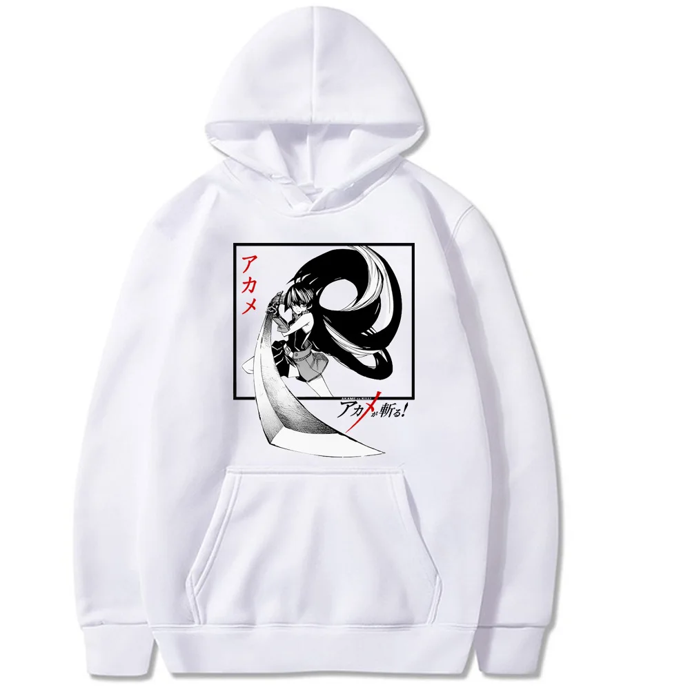 Akame Ga KILL Japanese Anime Hoodie Men's and Women's Harajuku Pullover Street Wear Unisex Autumn/Winter Plushed Brand Sweater photo 4