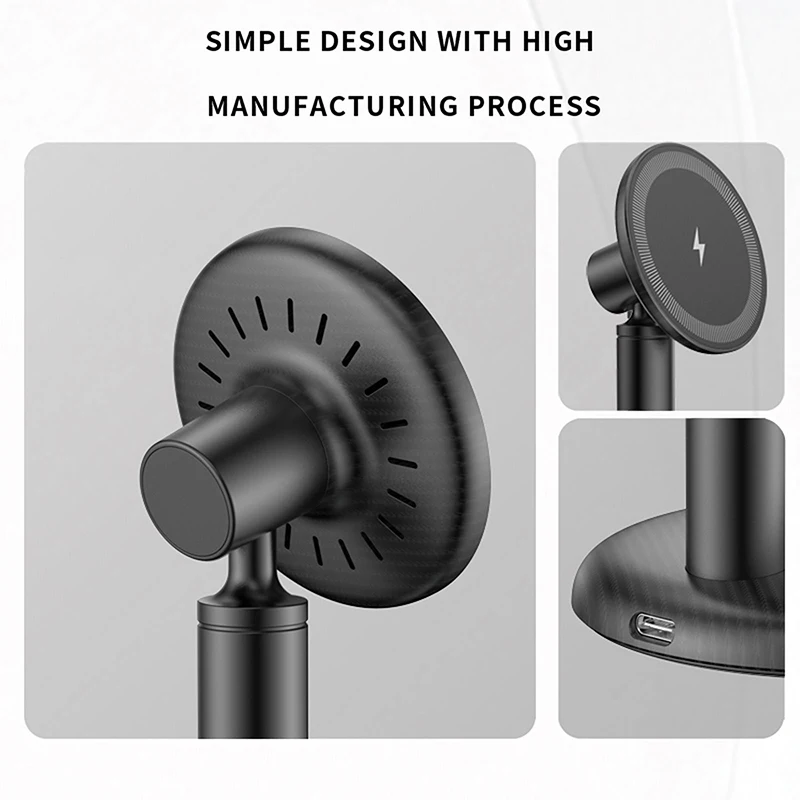 2025 New Arrival Gadgets Item Qi2 Strong Magnetic Wireless Chargers for iPhone Samsung Fast Charger Phone Holder photo 4
