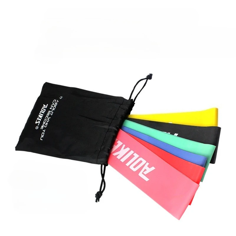Colorful Tension Belt Elastic Belt Yoga Fitness Tension Ring Plastic Leg Core Sports Gym Home Exercise Ring Resistance Belt Suit photo 4