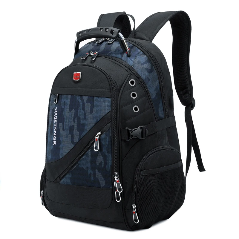 Brand Waterproof Men's Backpack Anti-theft 17 Inch Laptop Backpacks Business Airplane Travel Backpack School Bag Male Mochila photo 1