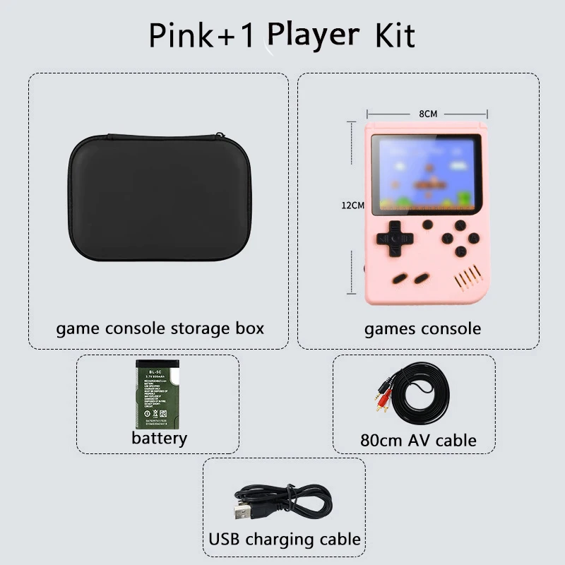 Built-in 500+ Classic Games Children's Handheld Game Players for Gameboy Output Emulator Charging Can Be Connected To The TV photo 6