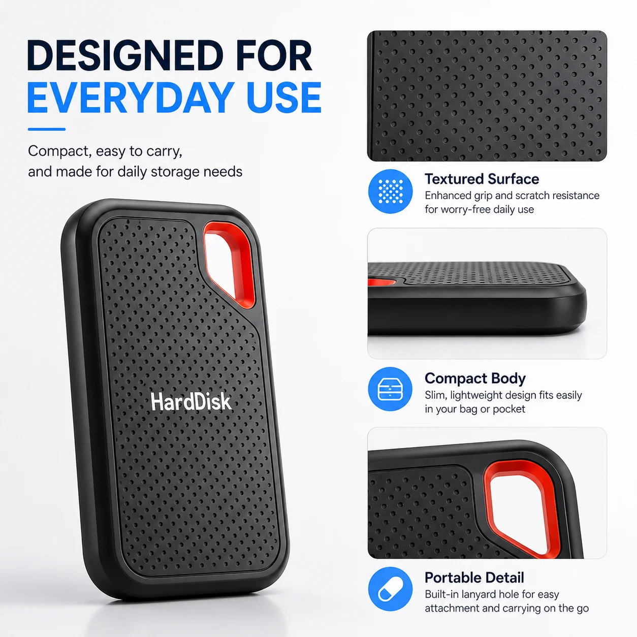 1TB External Hard Drive 2TB Portable SSD High Speed Hard Disk USB-C Original Storage Device for Laptop/PC/Phone/Mac photo 3