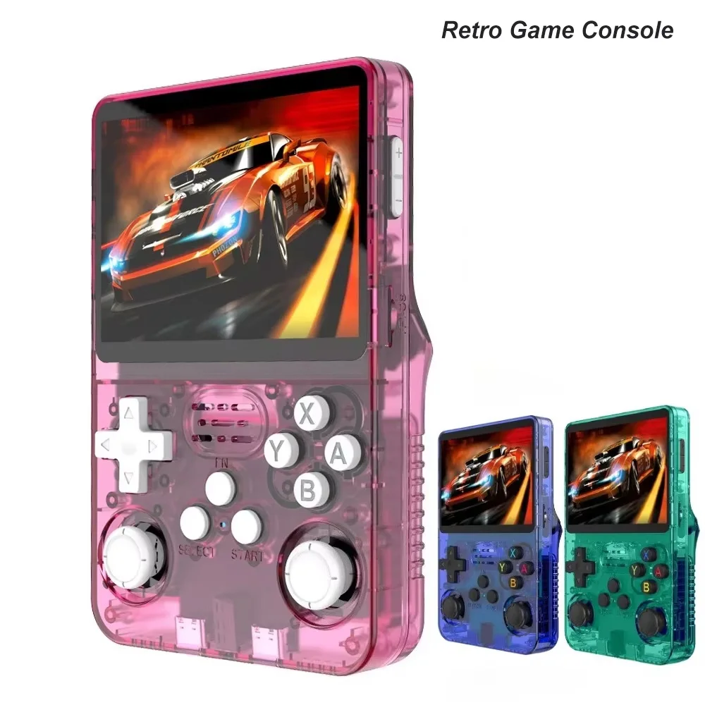BOYHOM 256G/128G/64G R36S ARKOS 2.0 Retro Handheld Game Console 3.5'' IPS screen,Portable Pocket Game Player for  children gift photo 1