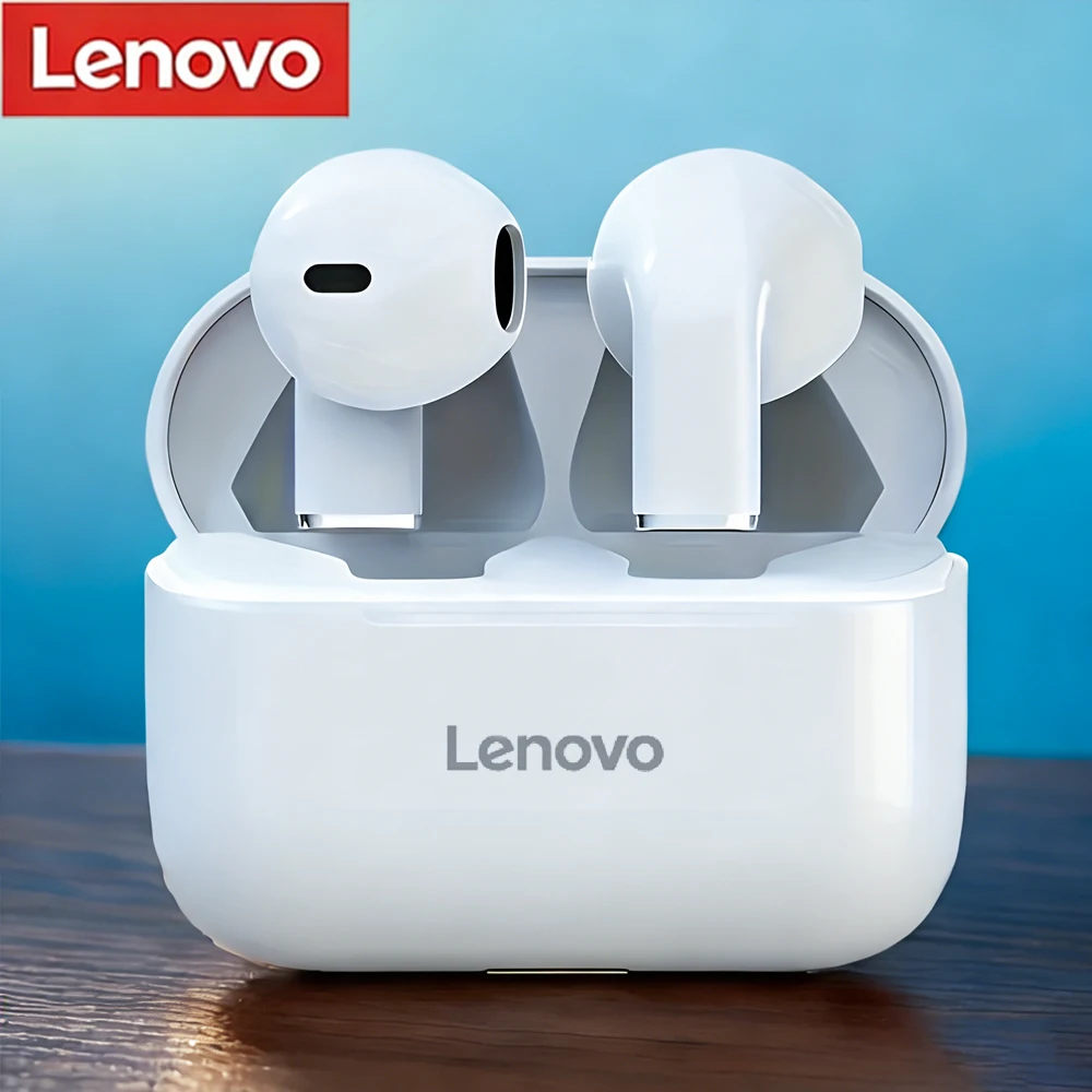 Original Lenovo TWS Wireless Bluetooth Earphones Game Noise Reduction Headphones in Ear Headset with Microphone photo 1