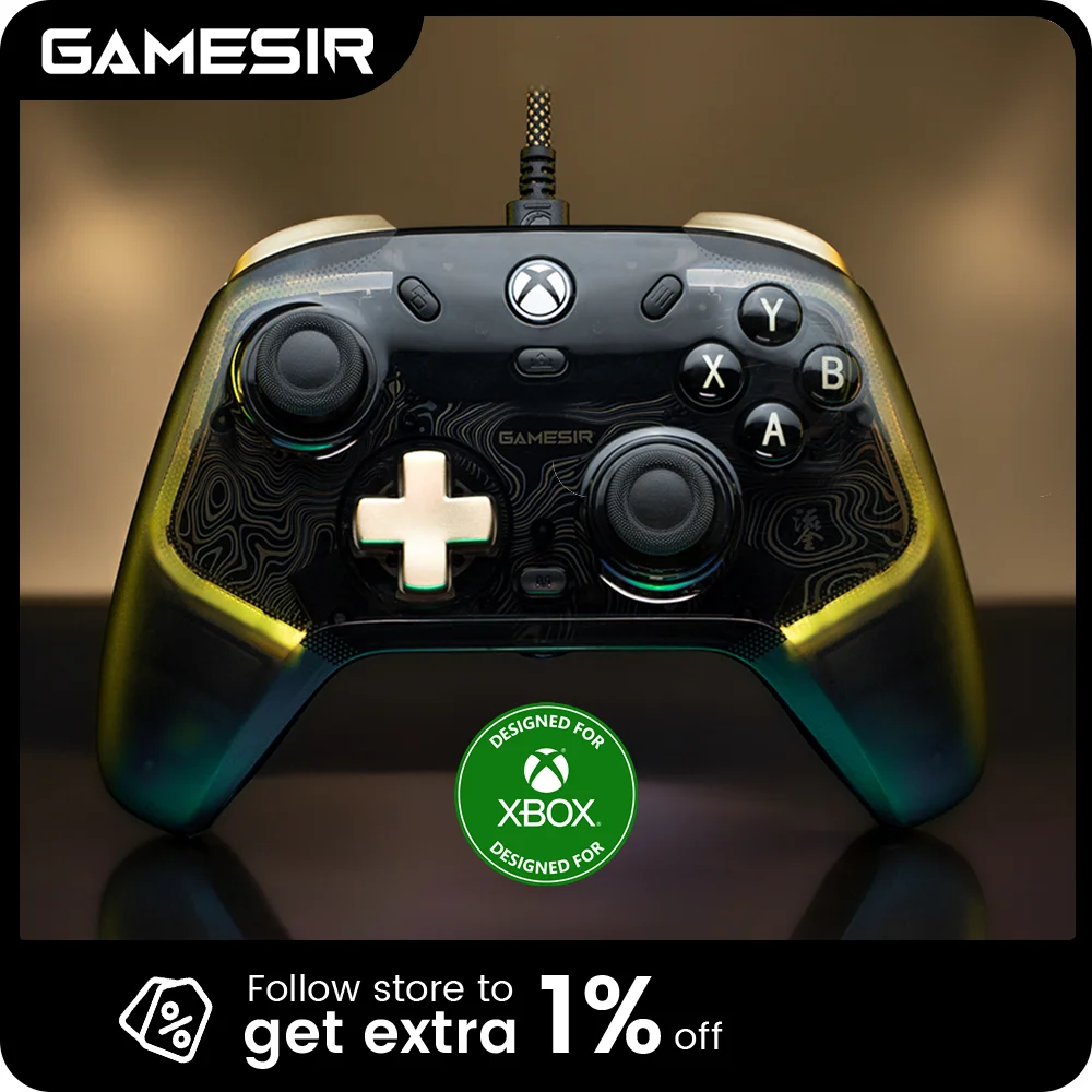 GameSir Kaleid Flux Xbox Controller Wired Gamepad for Xbox Series X, Xbox Series S, Xbox One game console Hall Effect Joystick photo 1