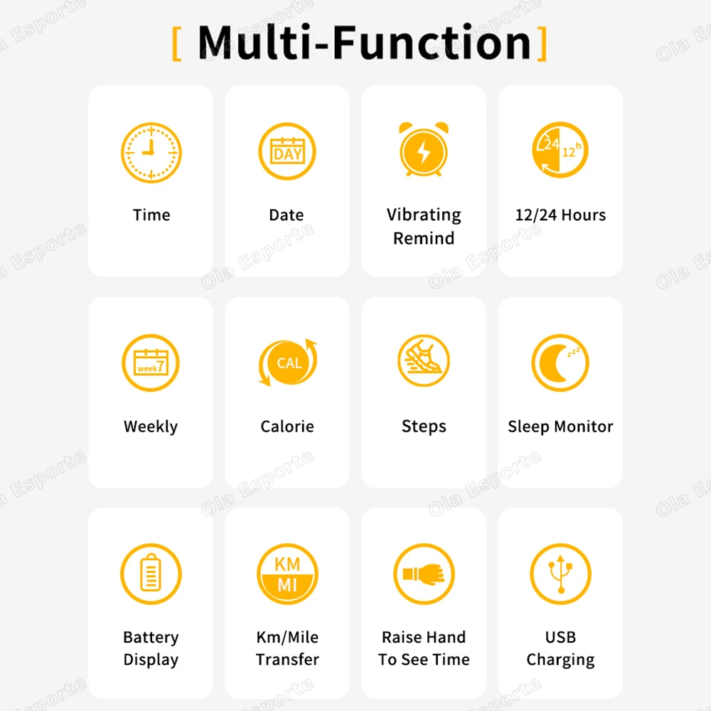 Smart Bracelet LED Digital Waterproof Smart Clock Smartband With Run Pedometer Monitor Smart Band Vibration Alarm Reminder H10 photo 2