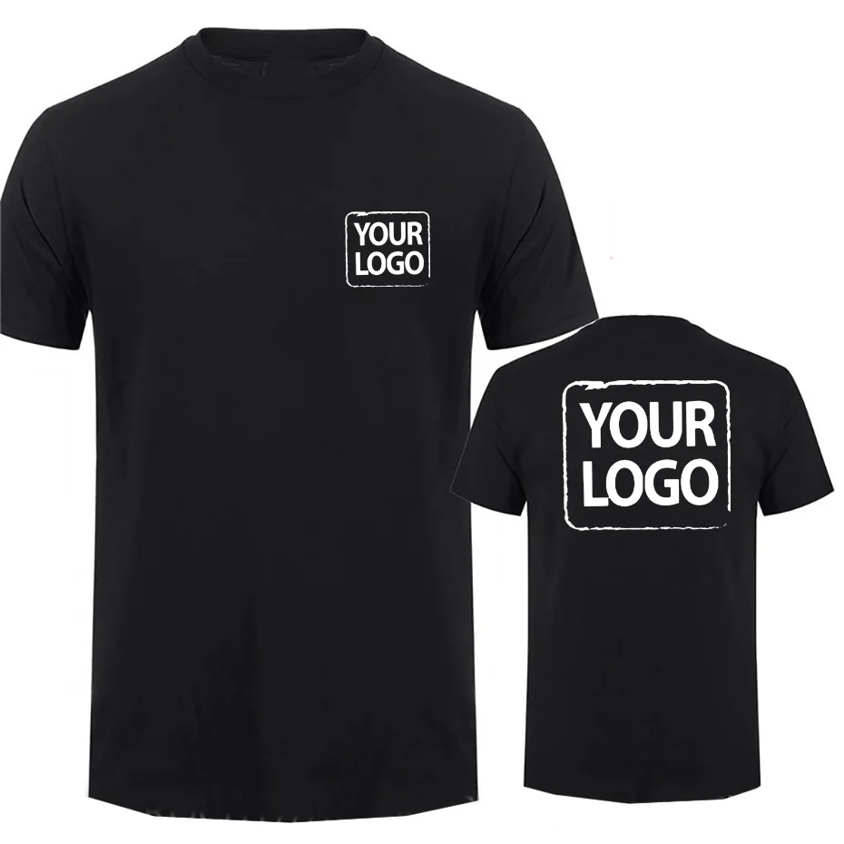 Customized Cotton Printed T-shirts Men Fashion Your Logo Tshirt Women Personality Casual Streetwear Custom Tee Tops photo 1