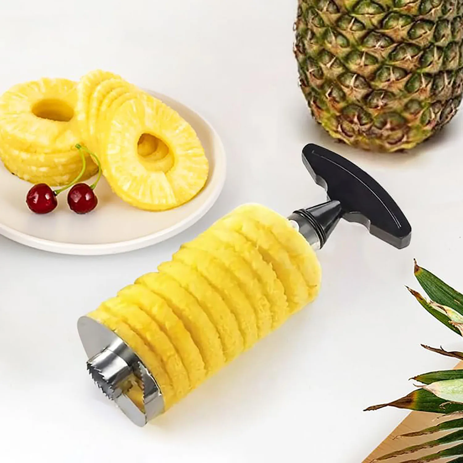 1pcs Pineapple Slicer Peeler Peeler Stainless Steel Fruit Tools Cooking Tools Kitchen Accessories Kitchen Gadgets photo 4