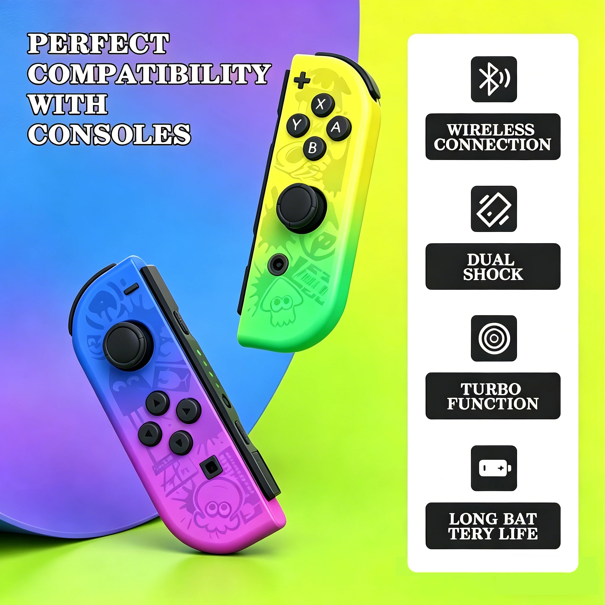 Joy Con Wireless Switch Control Joycon Controller with Dual Vibration Joystick Gamepad for Switch Video Game Consoles Accessory photo 2