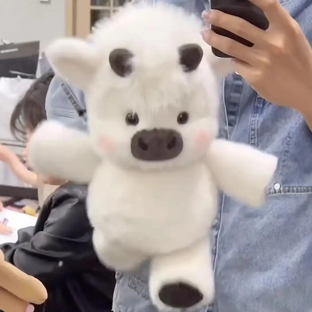 Soft Calf Pig Stuffed Animal Plush Toy Cute Animated Stuffed Animal Pillow Creative Running Pig Plush Toy Gift 17.7inch photo 1