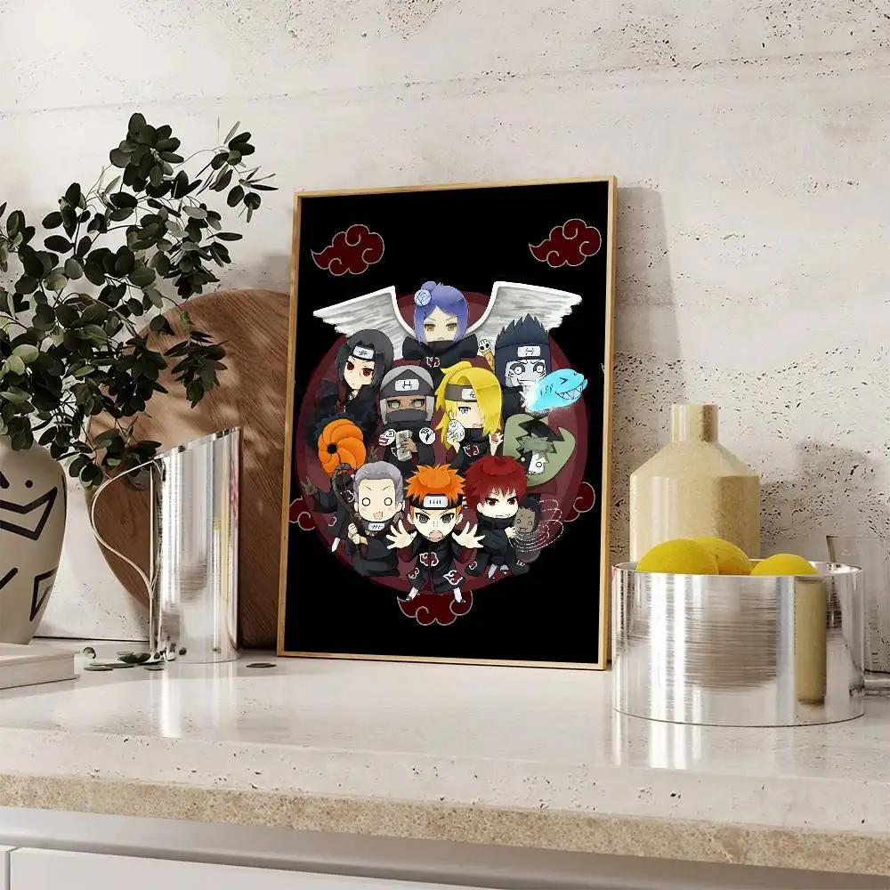 Cartoon Hot Classic Anime Akatsuki I-Itachi U-Uchiha Posters HD Print Vintage Wall Art Decor for Home Study Room photo 6