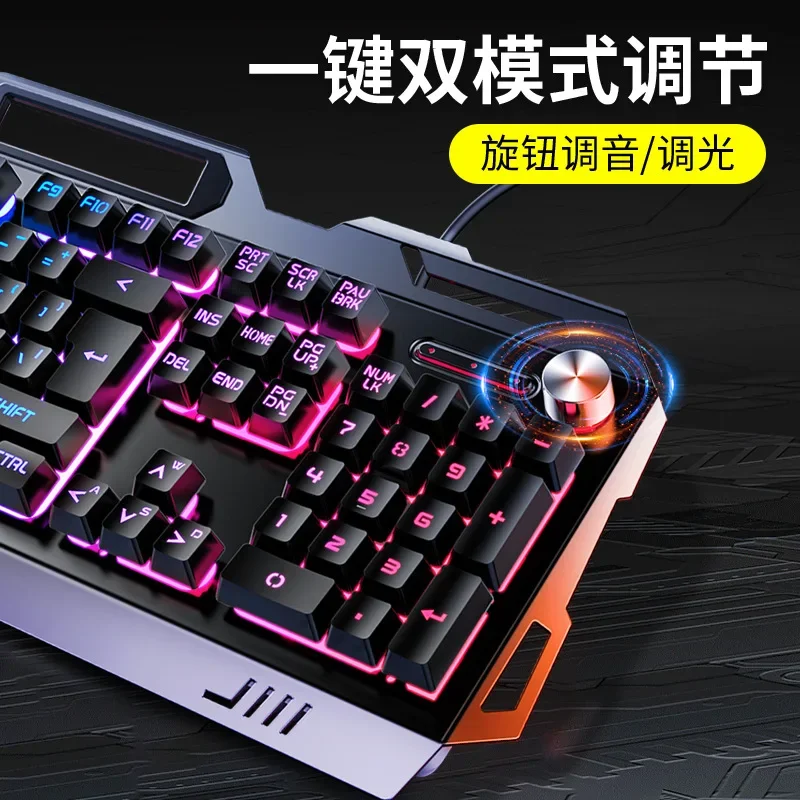 RGB Gamer Keyboard Gaming Keyboard and Mouse Headphone Gamer Kit Backlit USB Wired Computer KeyboardFor Pc Laptop 3 In1 Teclado photo 3