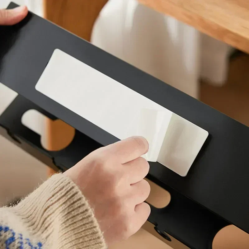 Under Desk Cable Management Cable Tray Under Desk With Clamp Power Strip Cord Holder No Drilling Sturdy Spacious supplies photo 6