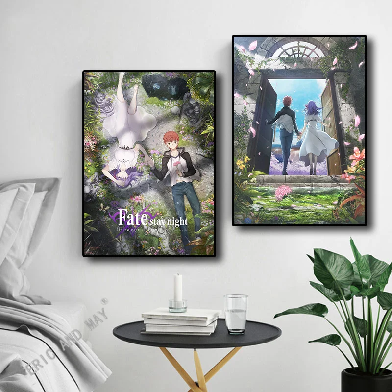 Fate/stay night Poster Japanese Anime Poster Painting Wall Art Home Decoration Kawaii Room Decor Quality Poster Modern photo 3