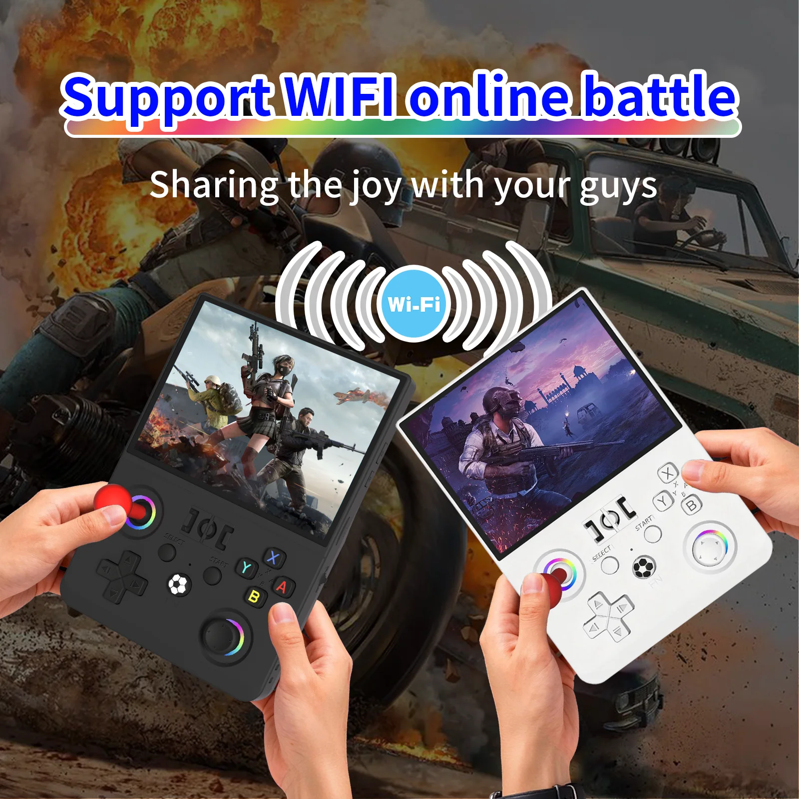 MAXⅡ 2026 Newest  4.5 Inch Retro Handheld Game Console 1024x768 IPS HD Screen Portable Open Source Linux System with 2*Joys photo 4