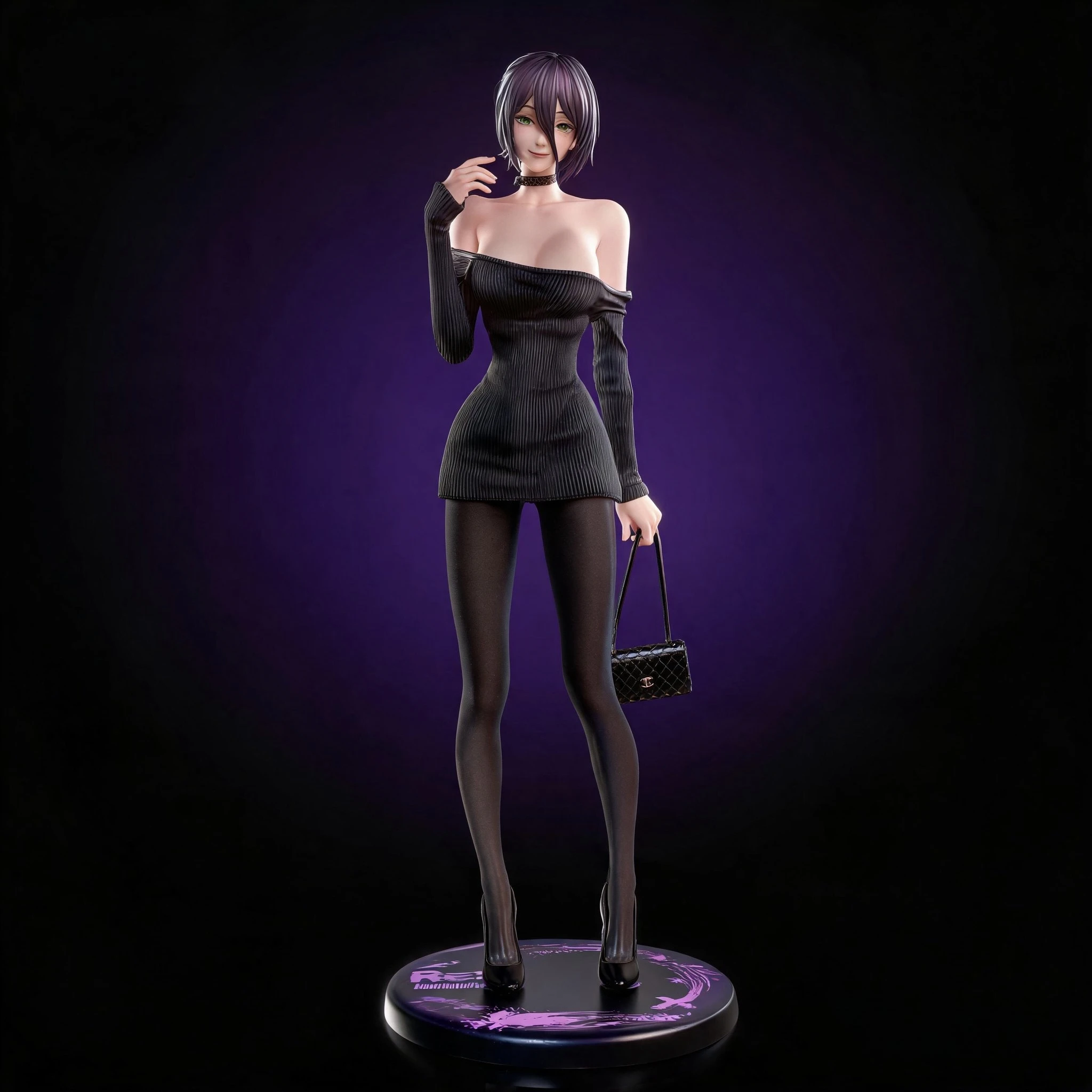 25cm 9.8 inch Anime Chainsaw Man Reze Action Figures Pvc Statue Desktop Ornamen Collection Statue Model Decoration Toys Gifts photo 1