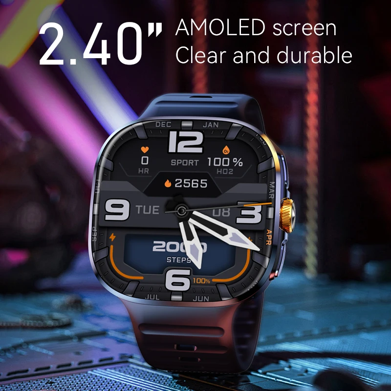 Original M99 Android Smart Watch 2.4inch Amoled 5G LTE Smartwatch With 900W Rotary Camera GPS WIFI Sim Card Slot NFC App Store photo 6