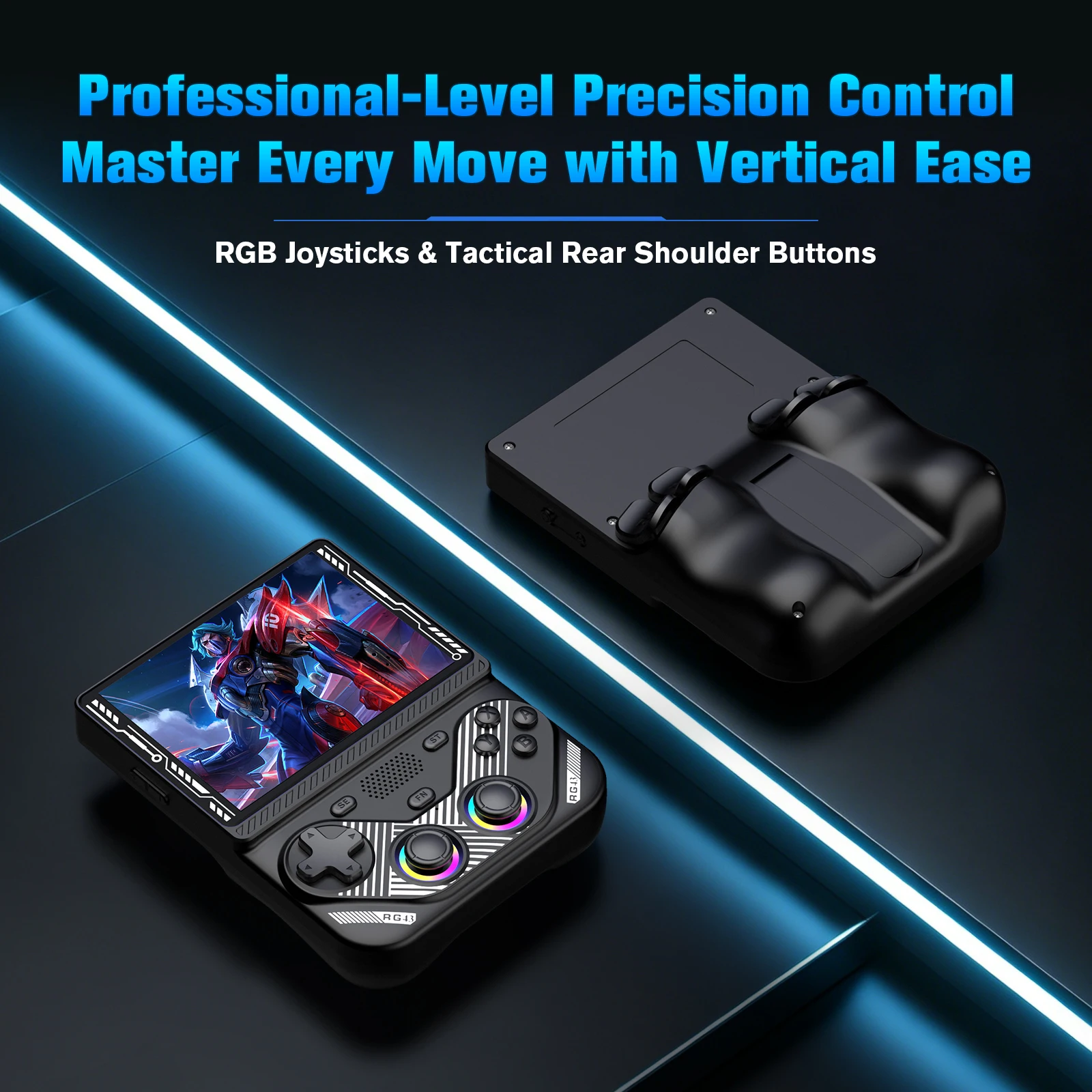 RG43V Pro Retro Handheld Game Console 4.3 Inch IPS Screen Dual System With RK3562 CPU 22000+ Games Support WiFi Online Play photo 6