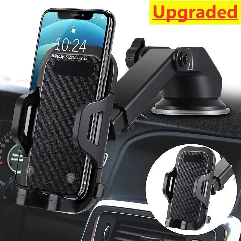 Sucker Car Phone Holder Mount Stand Suction Cup Smartphone Mobile Cell Support in Car Bracket For iPhone Xiaomi Huawei Samsung photo 1