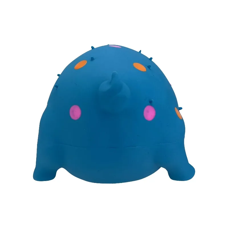 Multicolor Pig Latex Dog Toy, Chew Level 1 photo 3