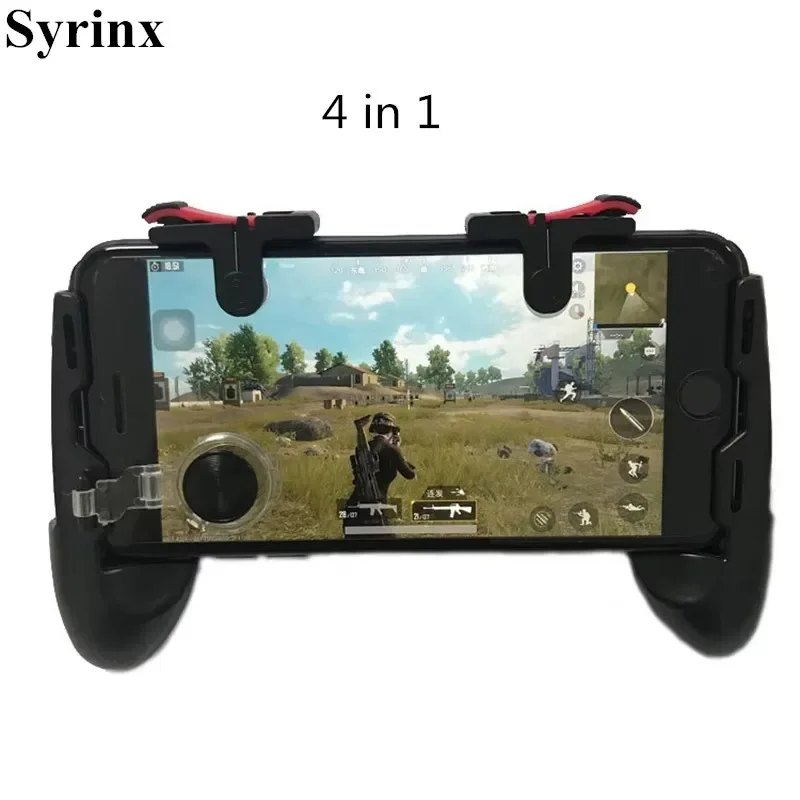 For Phone L1R1 Grip with Joystick / Trigger L1r1 Fire Buttons for IPhone 8 Android IOS Mobile Gamepad for Pubg Controller Holder photo 2