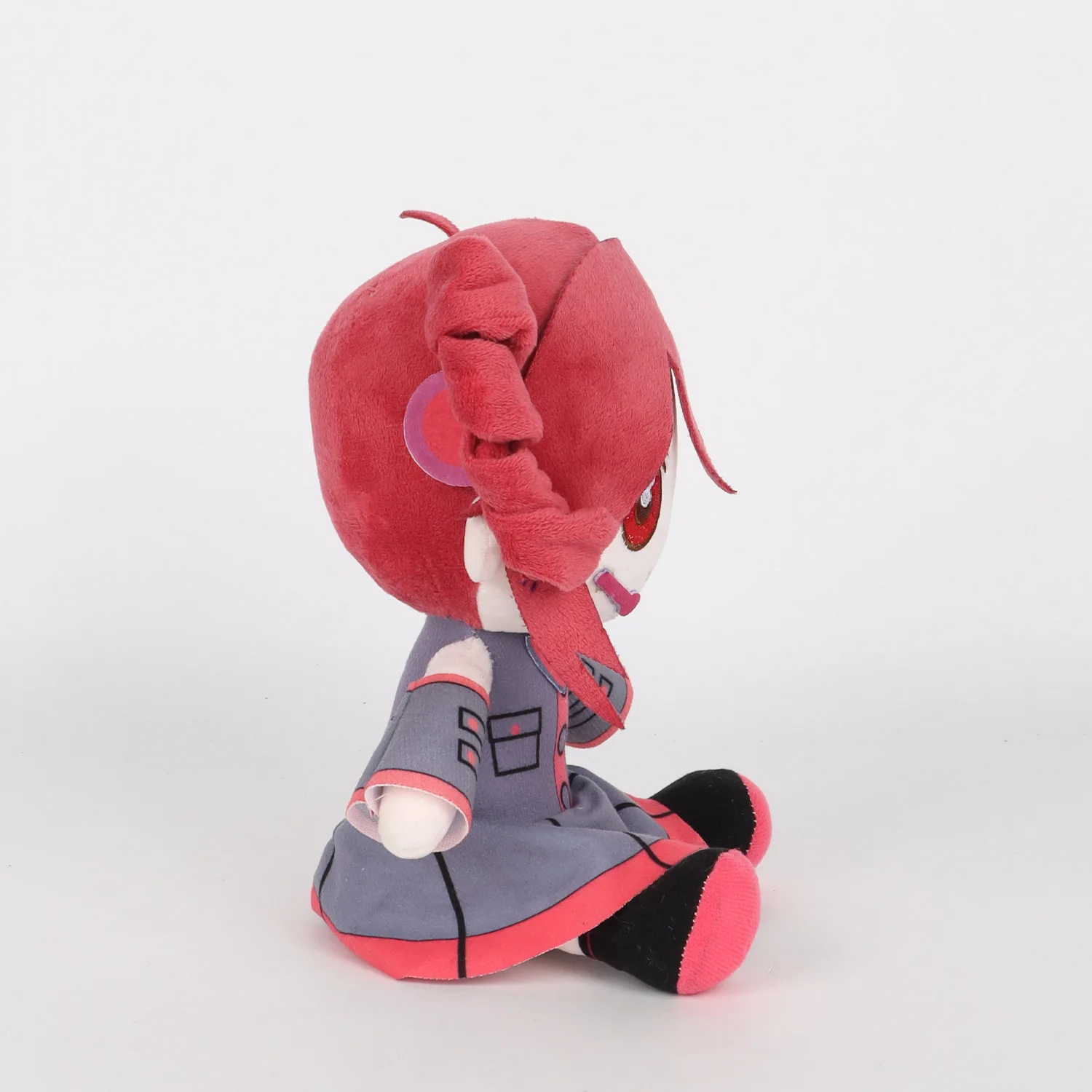 Cute Kasane Teto Plush Toy Soft Doll Stuffed Plushies Figure Anime Cosplay Cartoon Birthday Present Christmas Gift for Fans Girl photo 5