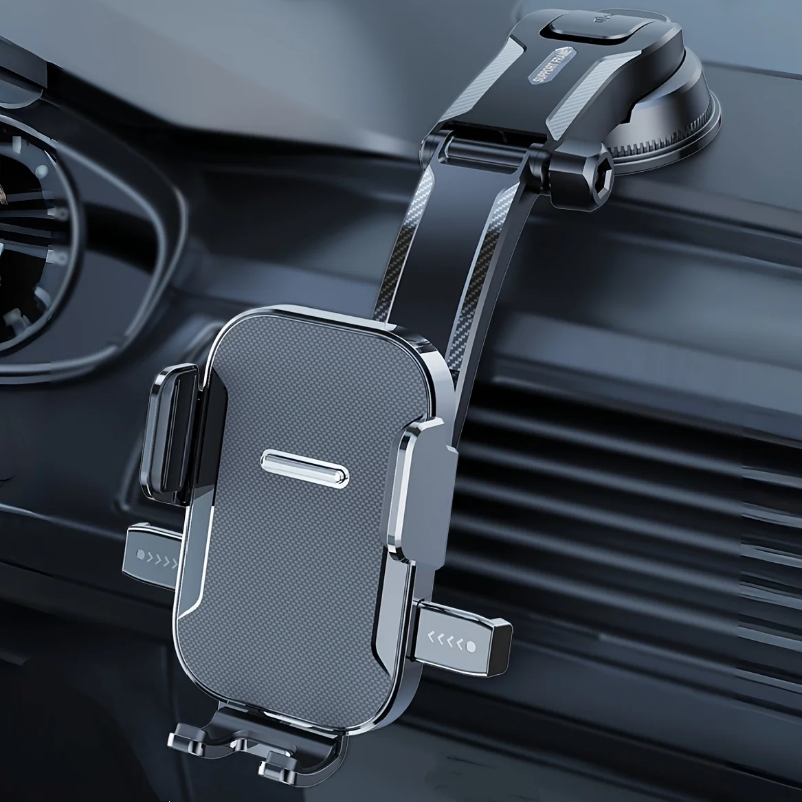 1Pc Car Mobile Phone Holder, Dashboard Installation, 360-Degree Rotatable Adjustment, Equipped with Strong Suction Cup, Non-Slip and High-Stability Mobile Phone Holder, Compatible with All Smartphones photo 6