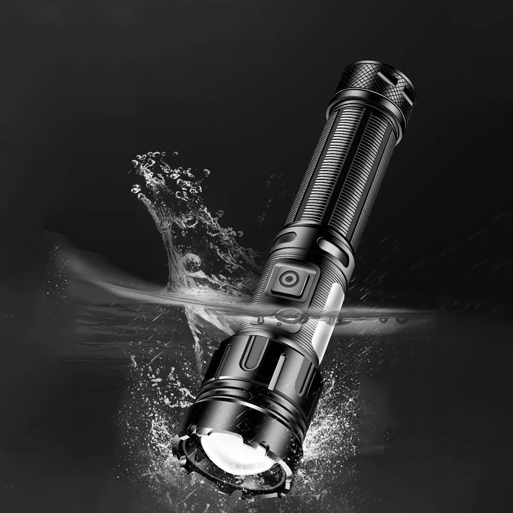 800LM COB LED Outdoor Lantern 1200mAh XHP50 Portable Flashlight Type-C USB Rechargeable IPX4 Waterproof Hiking Camping Supplies photo 1