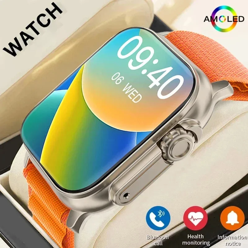2026 New Men Smart Watch 2.01 Inch HD Screen Bluetooth Call Health Fitness Tracker Multi Sport Mode Smartwatch For Android IOS photo 1