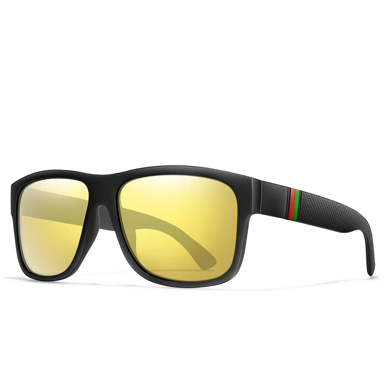Classic Brand Men Square Polarized Fishing Sunglasses Outdoor Driving Cycling Running Goggles Vintage Large Frame UV400 photo 6