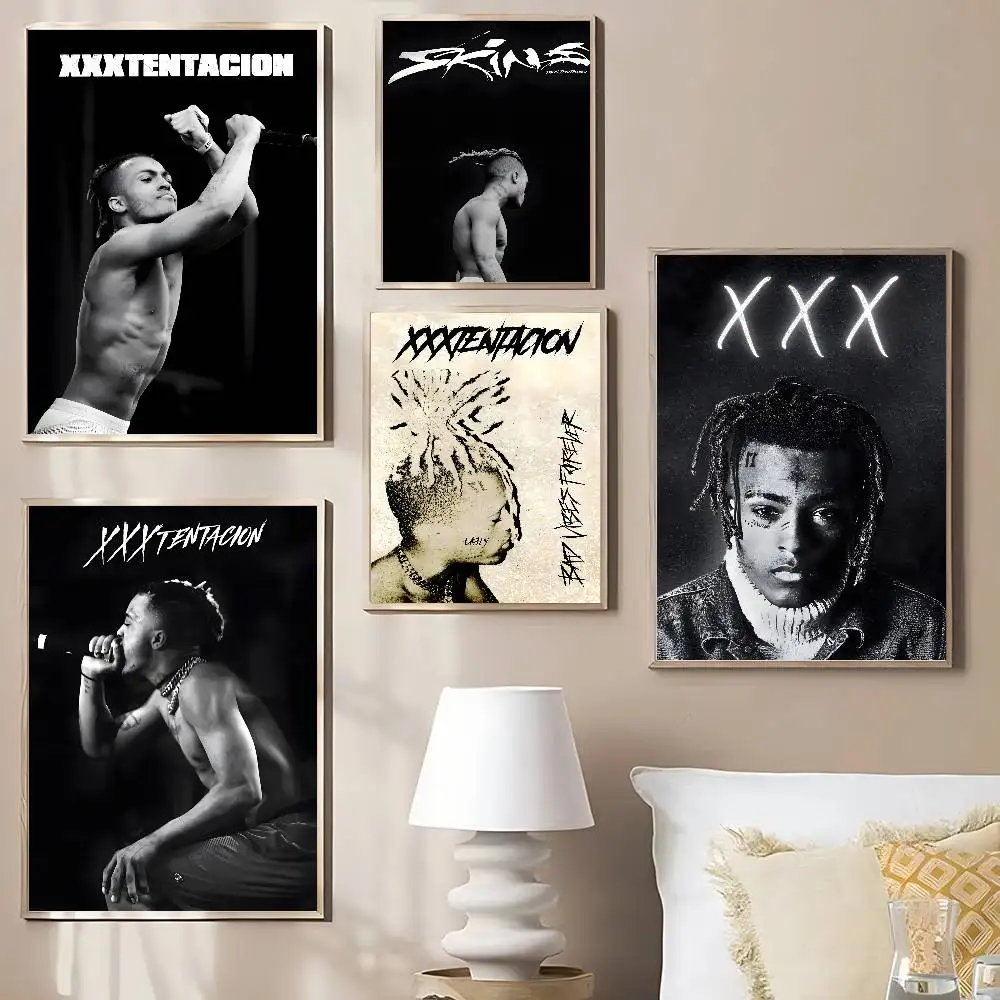 XXXTentacions 17 Anime Posters Sticky Decoracion Painting Wall Art White Kraft Paper Wall Decor photo 4