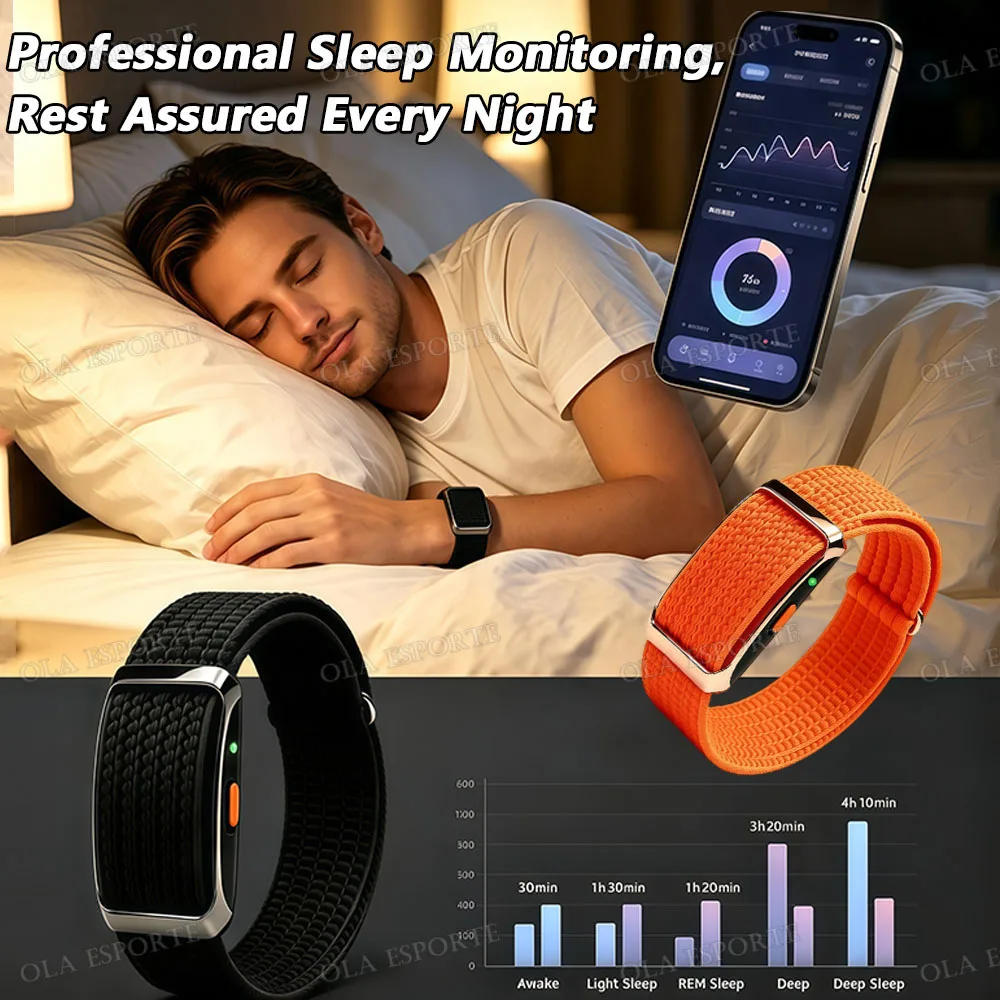New No Screen Smart Watch Men Woman Sports Outdoors Fitness Heart Rate Blood Oxygen Monitor Waterproof Men Smart Wristband F107 photo 3