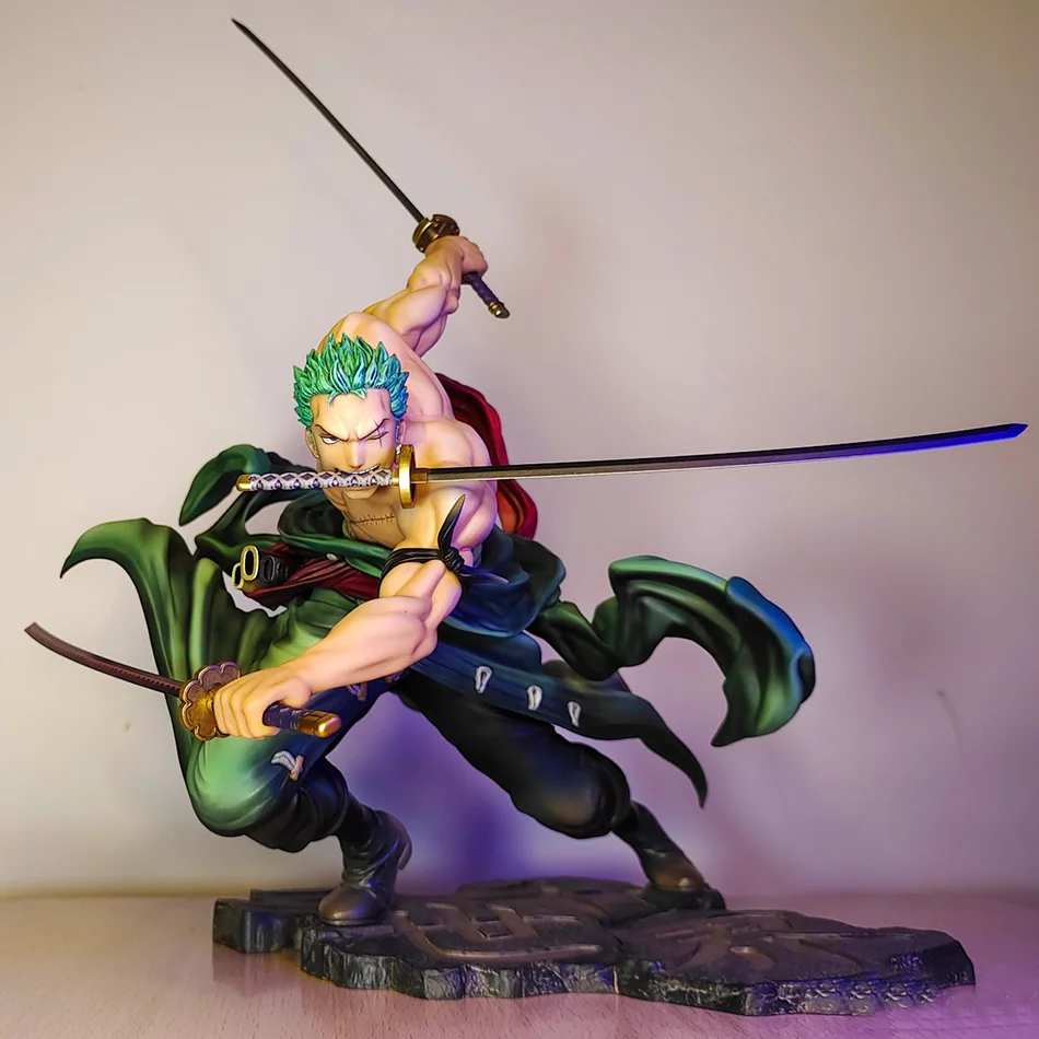New 20cm One Piece Anime Figure GK Roronoa Zoro PVC Action Figure Collection Model Doll Toy Gift Decoration photo 1
