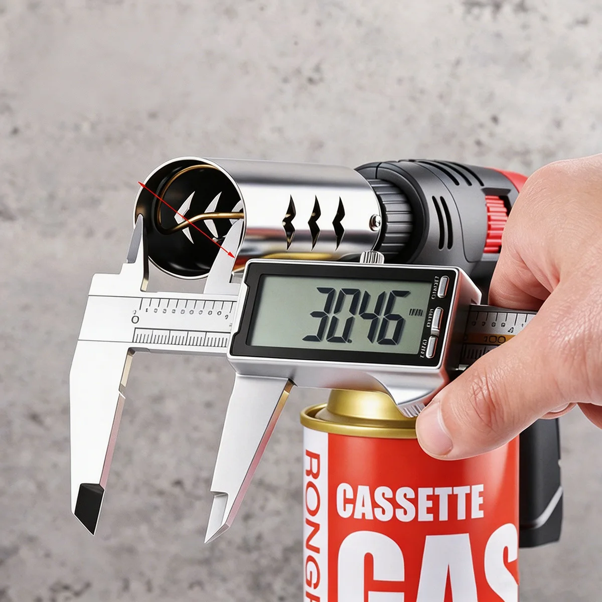 Extended Butane Torch Long Tube Gas Blow Torch For Outdoor Camping BBQ Soldering Welding Kitchen Cooking Hand Tool photo 3