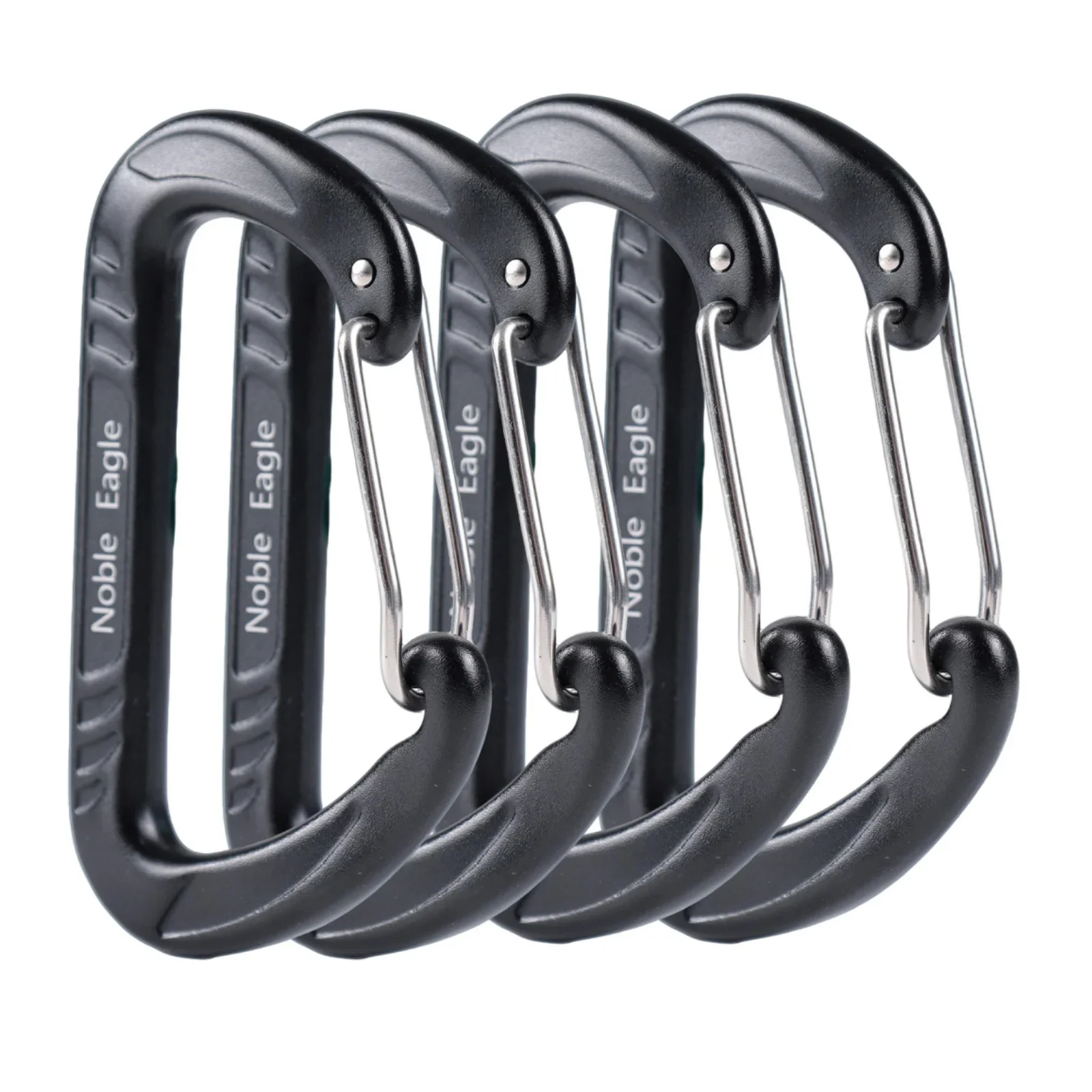 15kN Aluminum D Ring Carabiners Heavy-Duty Lightweight Outdoor Camping Hiking Gear Clips Buckle Set for Backpacking Equipment photo 1