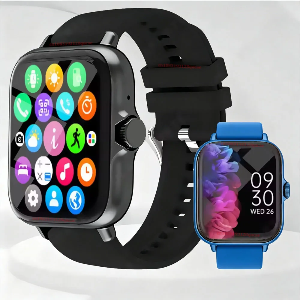 Men Women Smart Watch 2.01'' Waterproof Fitness Sport Watch Answer Call Sleep Sport Pedometer Information Alerts Smartwatch Ht30 photo 1