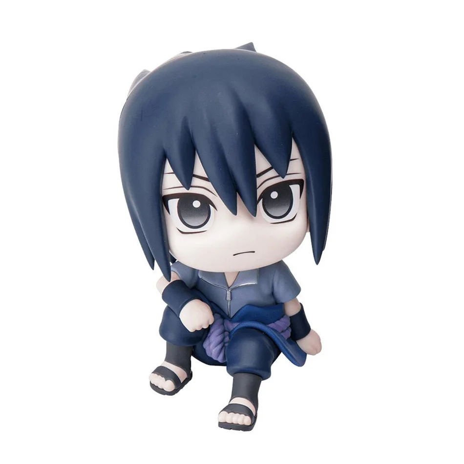 9cm Naruto Anime Figure Uzumaki Naruto Kakashi Uchiha Sasuke Itachi Cute Toys Q Figurals Action Figurine Model photo 5