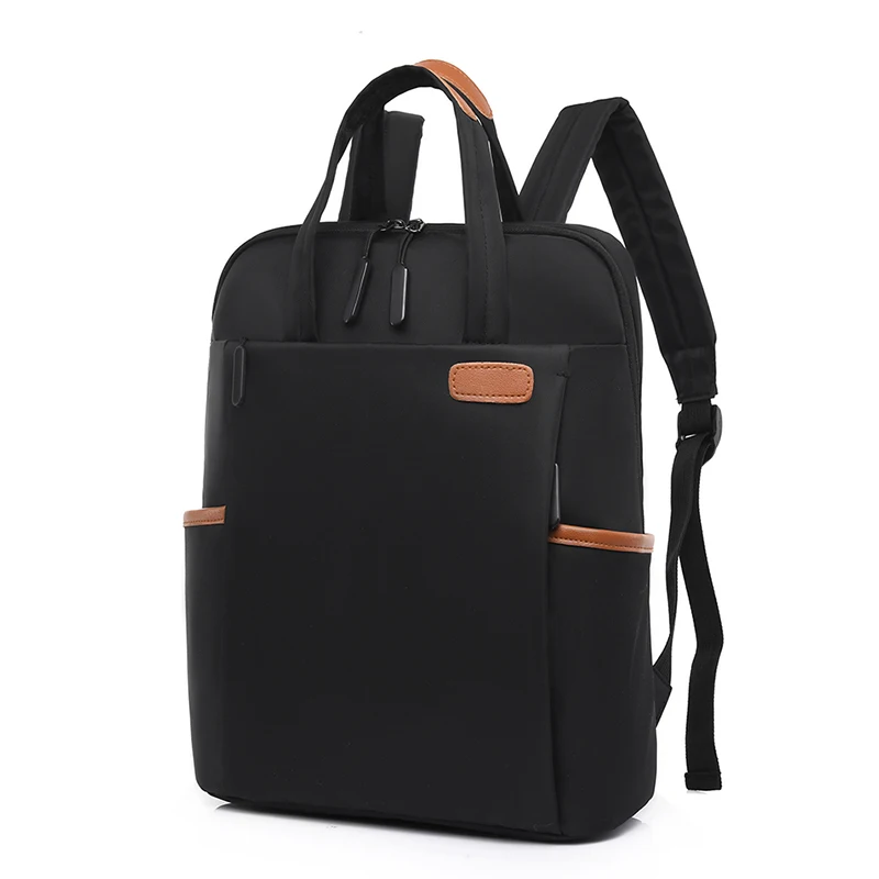 Laptop backpack with multiple pockets, adjustable shoulder straps, zipper closure, multi-purpose, school backpack photo 1