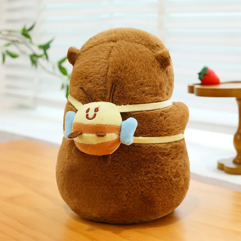 Cartoon Cute Capybara 23cm Plush Toy Stuffed Animals Capibara Soft Doll Kids Toys Birthday Christmas Gift for Kids Boys Girls photo 3