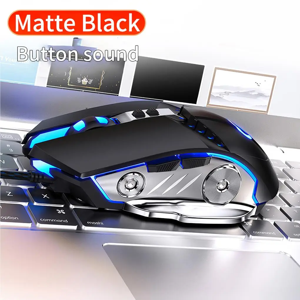 Backlit Wired Keyboard and Mouse Game Keyboard Mouse Earphone Set Of Real Mechanical Key Mouse Set photo 5