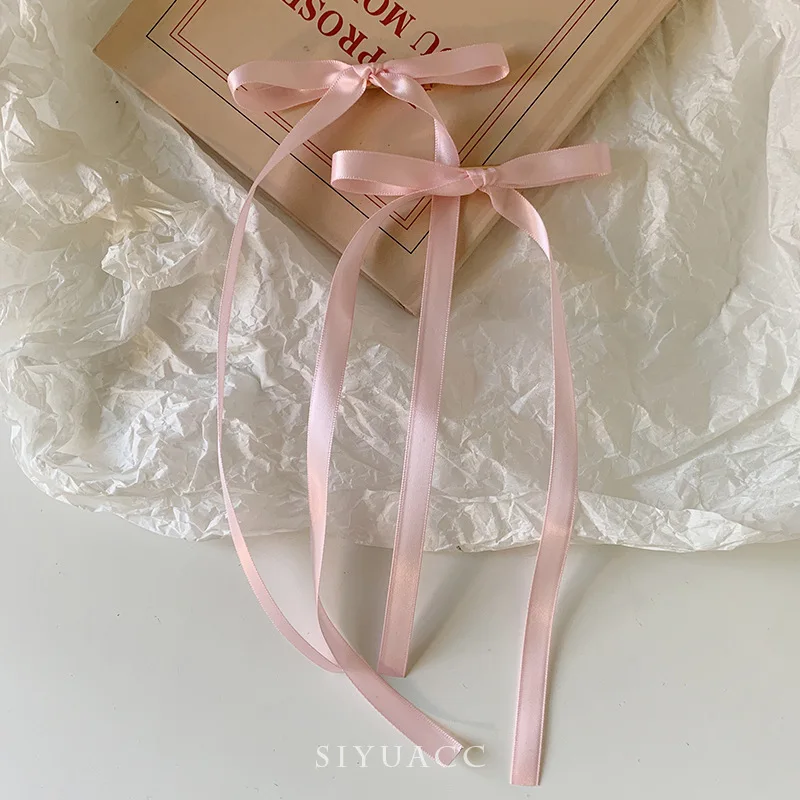 2/12/36 Pcs Fashion Simple Sweet Bow Ribbon Hair Clips For Women Girls Party Hair Accessories photo 4