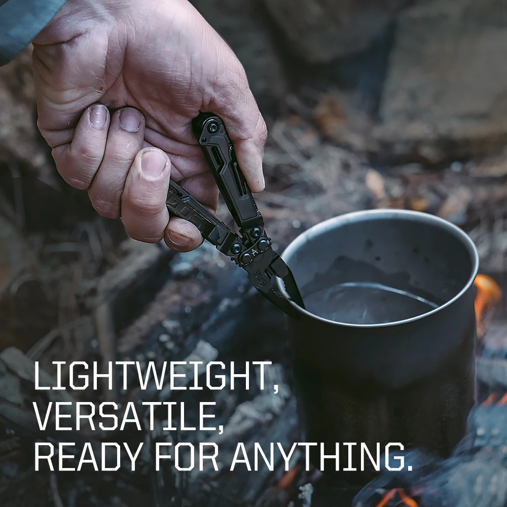 SOG PowerLitre 19 Functions Compact Multitool EDC 5 Inch Lightweight Stainless Steel Multifunctional Pliers W/ Folding Knife Wire Cutter Magnetic Bit Holder Corkscrew For Survival Hiking Home DIY Outdoor Emergency Repair Portable Hand Tools W/ Pocket Clip photo 8