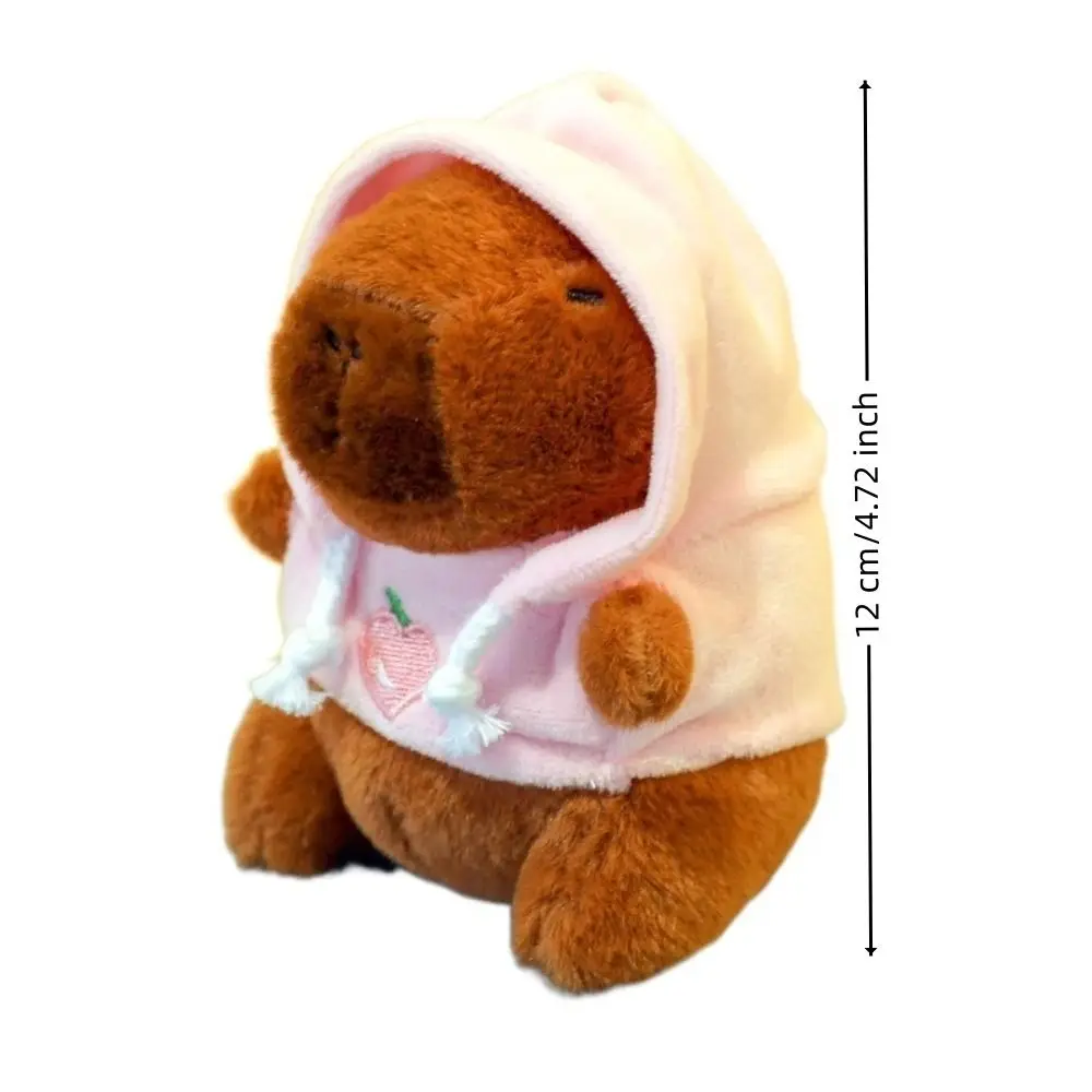 Cute Capybara Plush Toy Hoodie with Wings Simulation Doll Small Size Stuffed Animals Anime Fluffty Toy Birthday Party photo 6