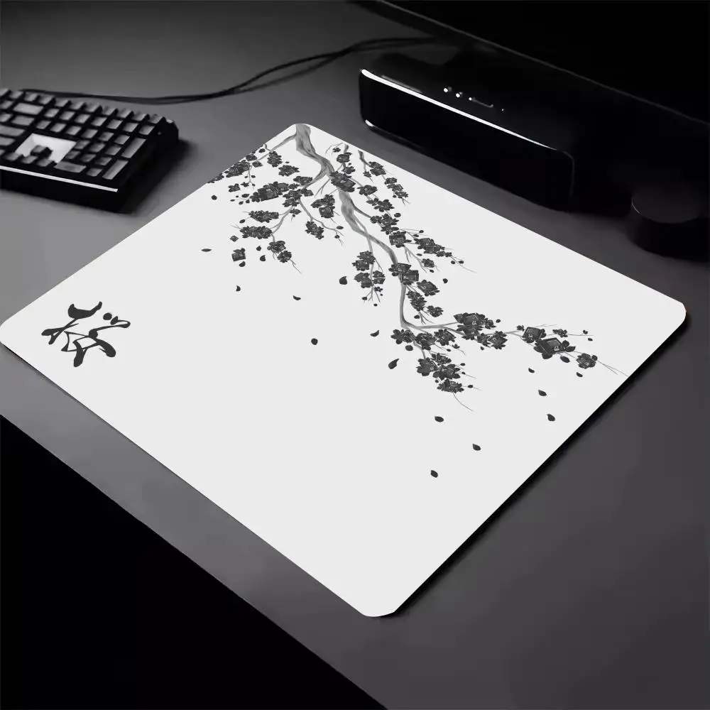 Japan Cherry Blossom 22X18 40X45 Game Small Mousepad Computer Sakura Desk Mat Table Keyboard Pad Laptop Cushion Non-slip Deskpad photo 1