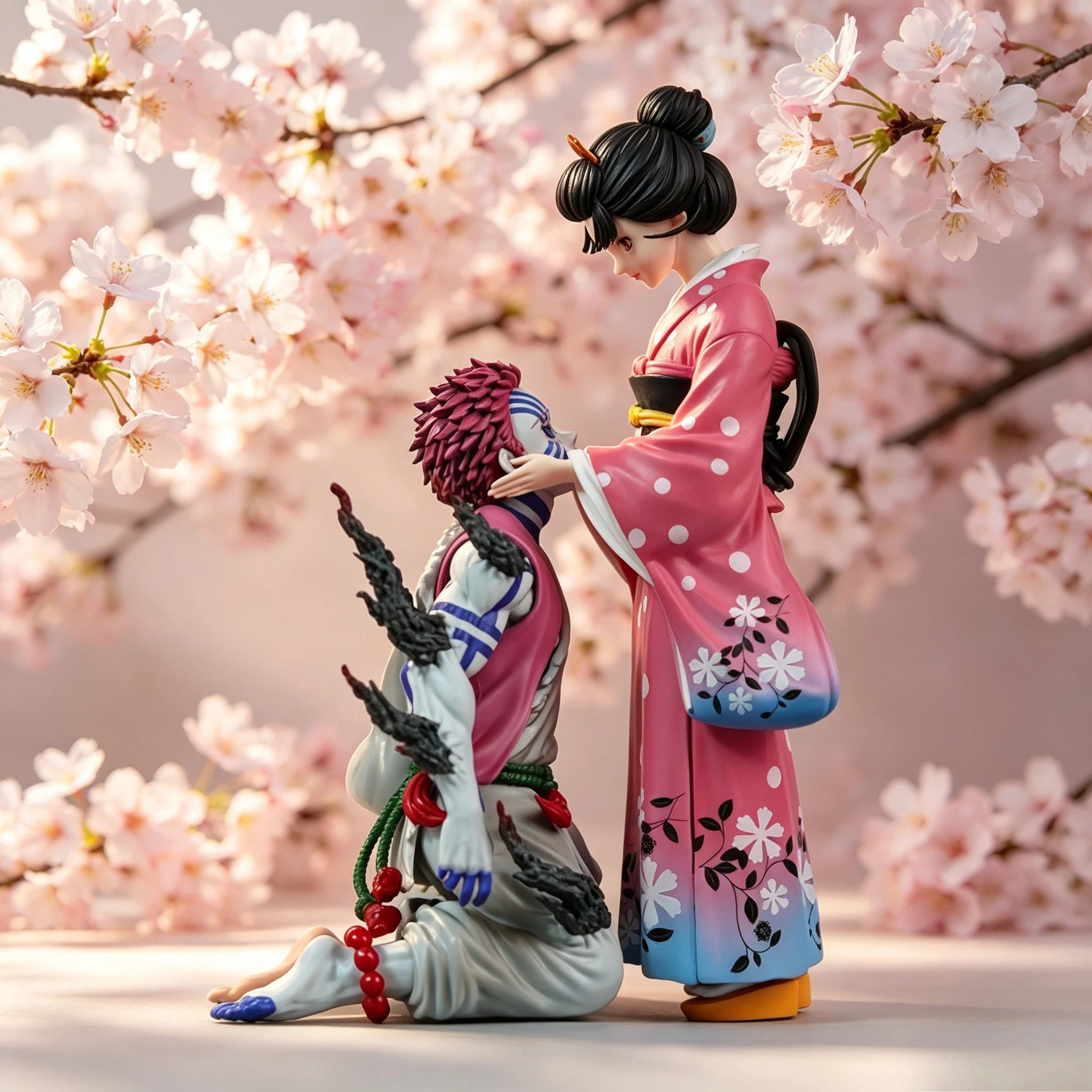 Demon Slayer Akaza Koyuki Anime Figure Pvc Statue Decoration Collection Model Gift For Anime Collectors Figurine photo 1