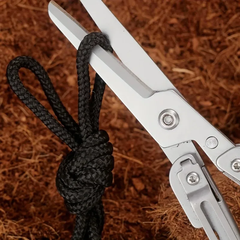 Multifunctional Portable Folding Scissors Stainless Steel Outdoor Survival Camping Fishing Hunting Tool photo 6