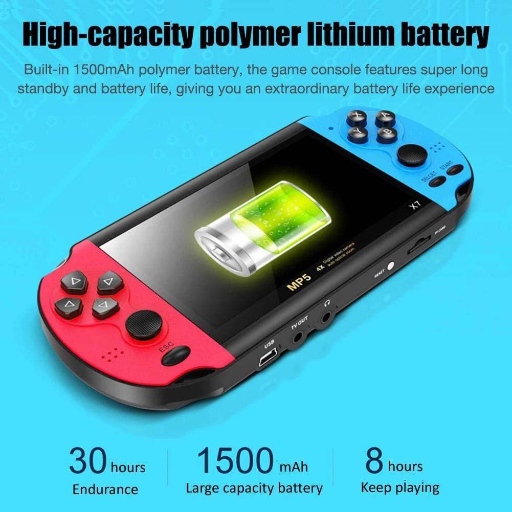 Gaming Portable Handheld Retro Video Game Console Player Portatil Mini Arcade Videogames for Hand Held Family Pocket Retrogaming photo 4
