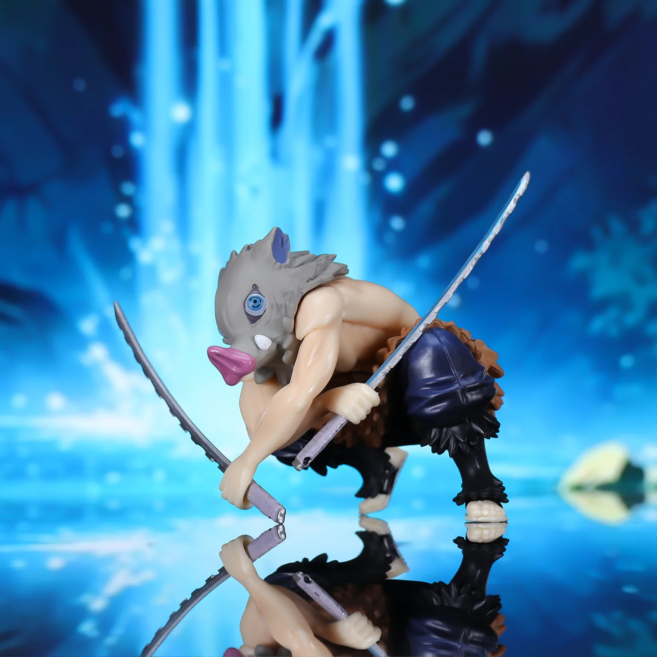 Demon Slayer: Inosuke action anime figure Collectibles, figurine display pieces, anime figurines Christmas gifts photo 5